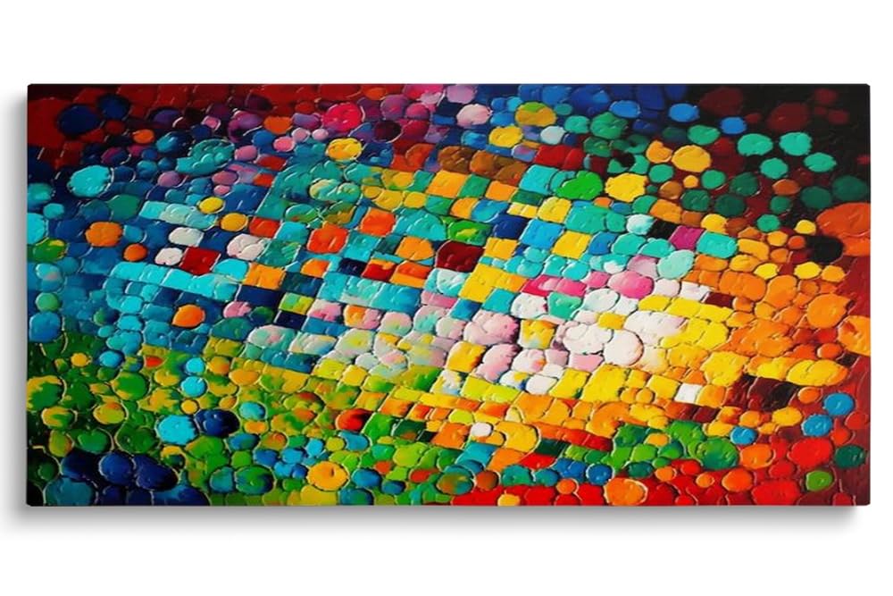 Amazon.com: Fchen Art Original Abstract Oil Painting